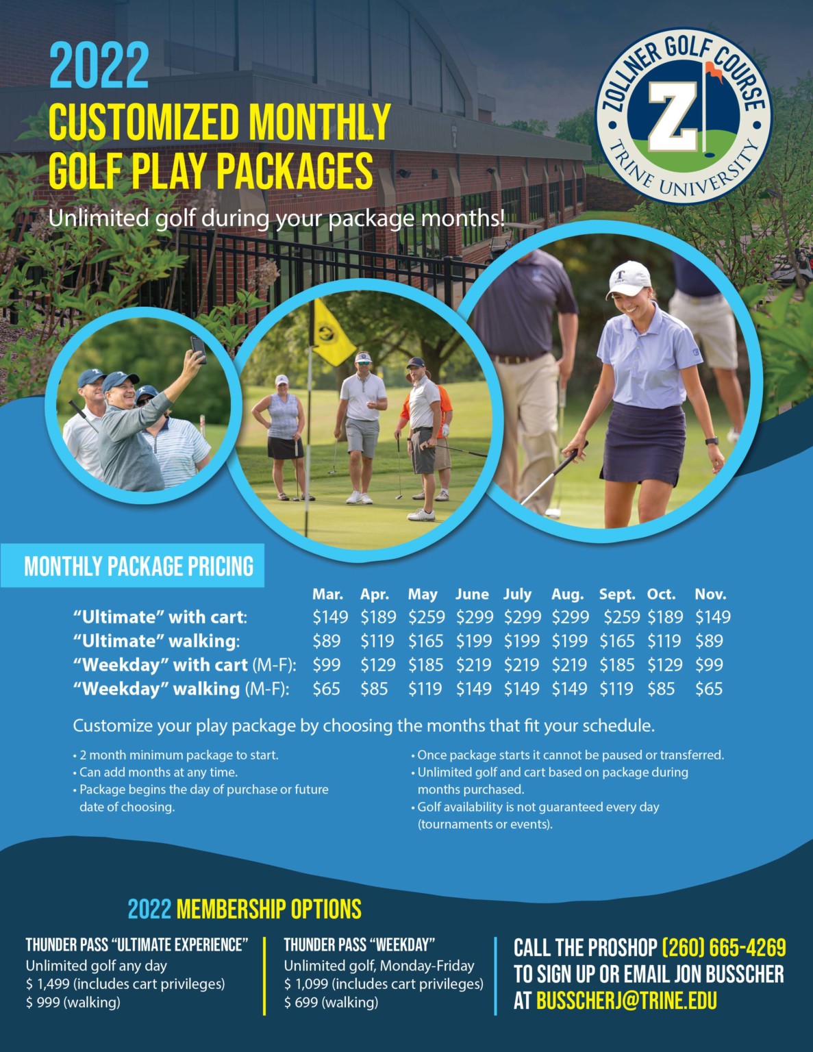 Membership Program Zollner Golf Course